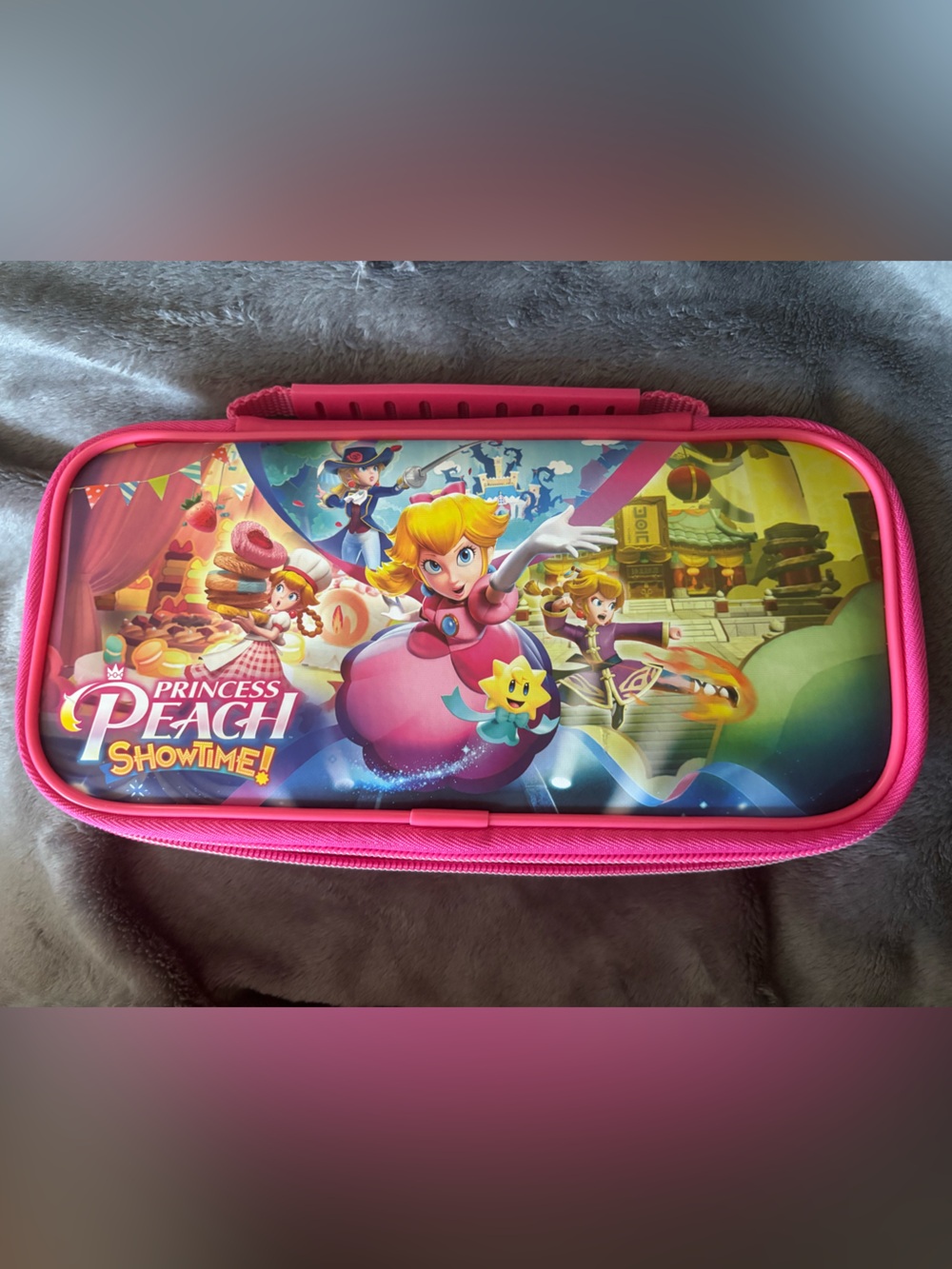 Nintendo Switch Case - Princess Peach Showtime! Pink Character Carry Case
